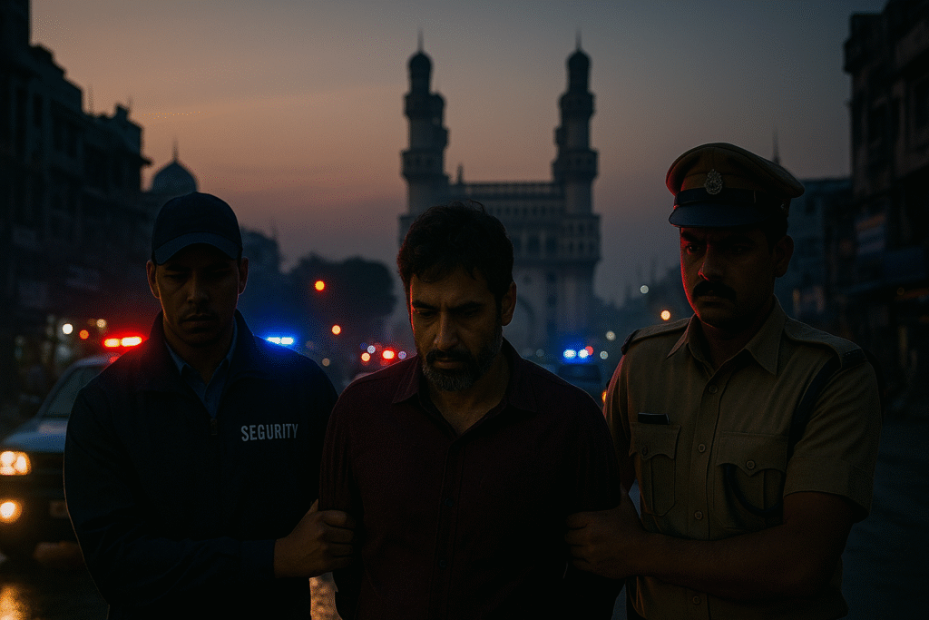 Gujarat ATS officers arrest Hyderabad doctor in Ricin terror case at toll plaza at night