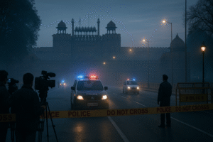 Delhi blast news investigation near Red Fort