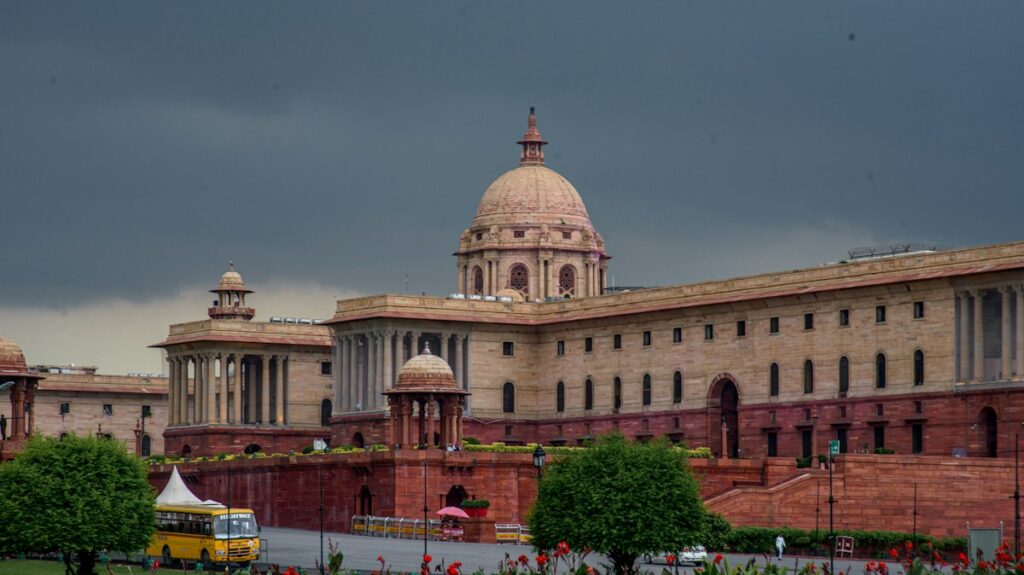 Government buildings in New Delhi
